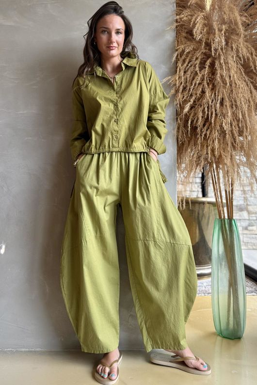 Paloma Classic Barrel Pant Olive